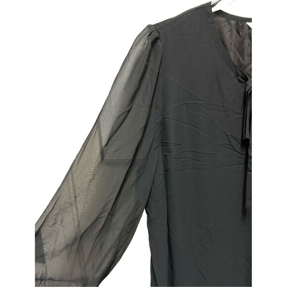 Draper James Plus Size Black Long Sleeve Loose Fit Flowy Shift Dress. Size XXL. - Picture 5 of 7